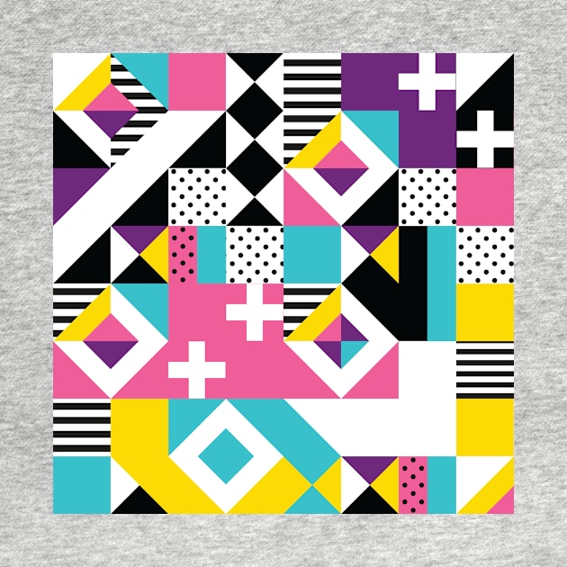 Colorful Abstract Geometric Modern Pattern by Printable Pretty